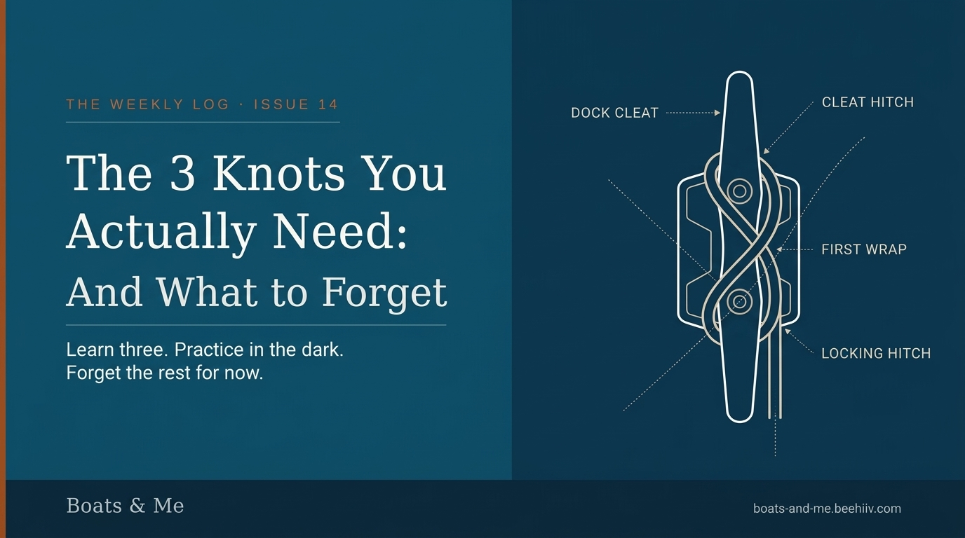Technical Diagram of the 3 Essential Marine Knots
